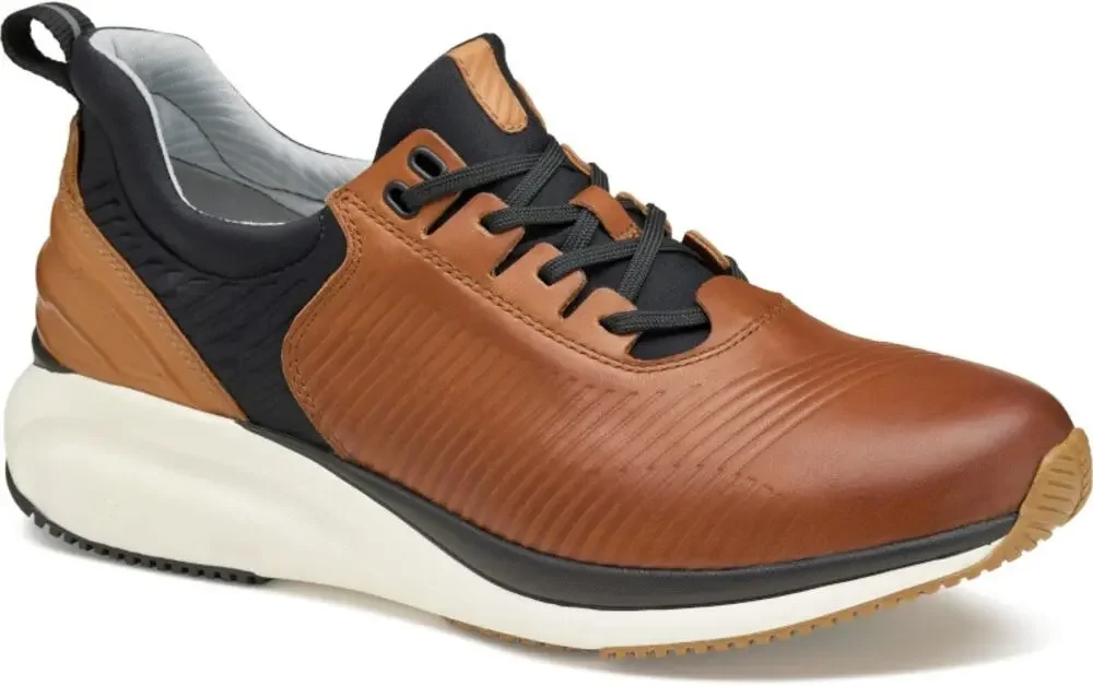 Johnston & Murphy XC4 TR1-Luxe Hybrid - Tan Full Grain dress shoe sneaker sz 10M